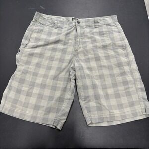 Royal‎ Robins Gray Plaid Shorts Men's 36 Inseam 11"
